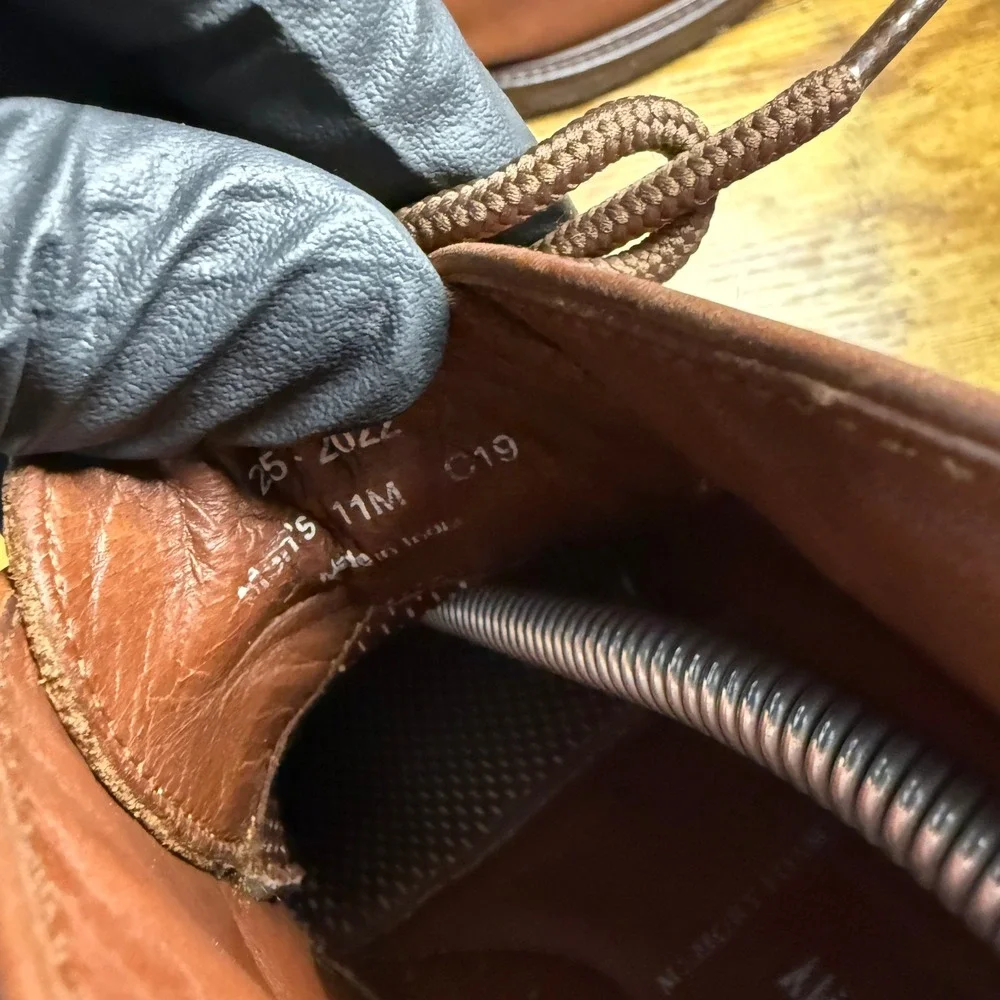 Johnston‎ & Murphy 25-2022 Brown Leather Chukka Boot Mens 11M